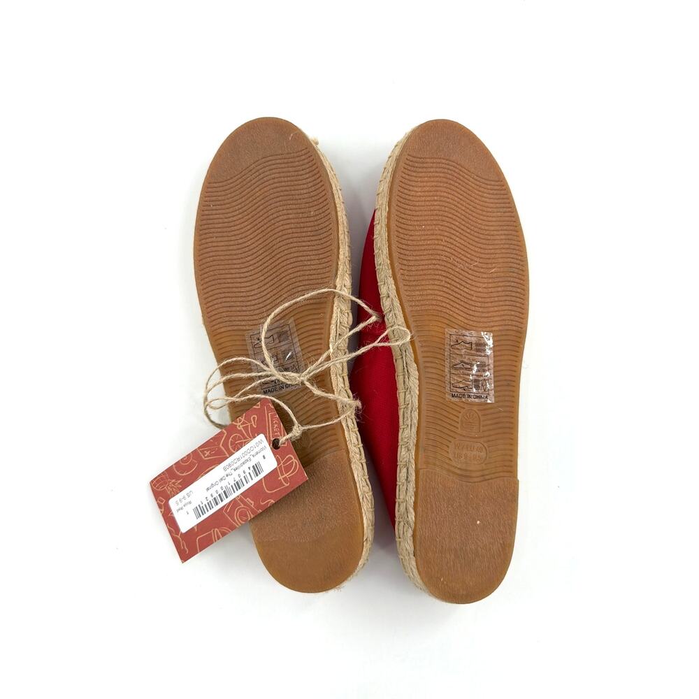 Soludos Rioja Red The Dali Original Espadrille Shoes Size 9-9.5 - Picture 8 of 12